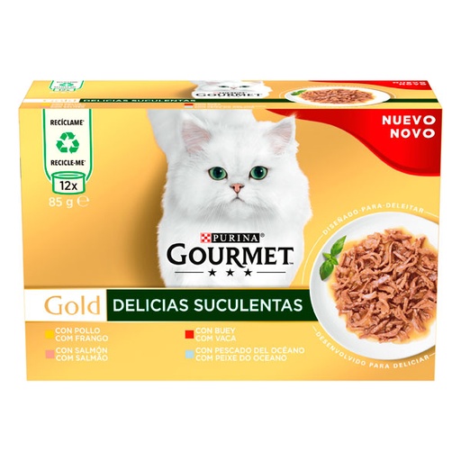 [12533689] GOURMET GOLD Delicias Suculentas (12x85gr)