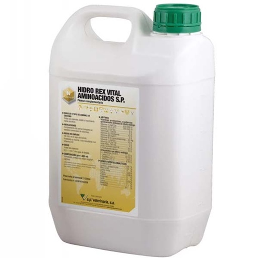[SP34000024] HIDRO REX VITAL AMINOACIDOS 5 LTS.