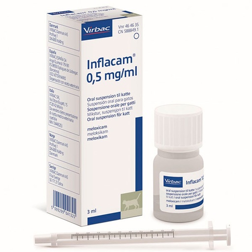 [VN100915] INFLACAM ORAL GATOS 0,5 mg/ml - 3ml
