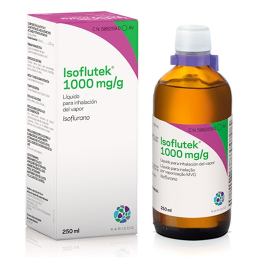 [KZ100603] ISOFLUTEK 250 ml 1000 mg/g (Isoflurano)