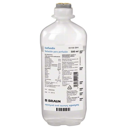 [BR001852] ISOFUNDIN 500 ML 10 UD