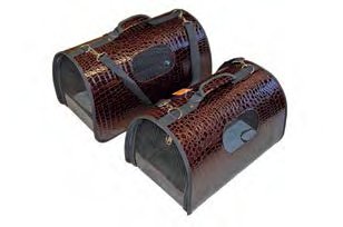 [014143] JUEGO 2 BOLSOS COCODRILO M - L