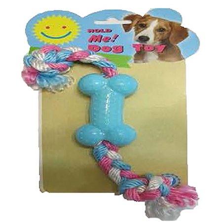 [013410] JUGUETE GOMA DURA HUESO CON CUERDA