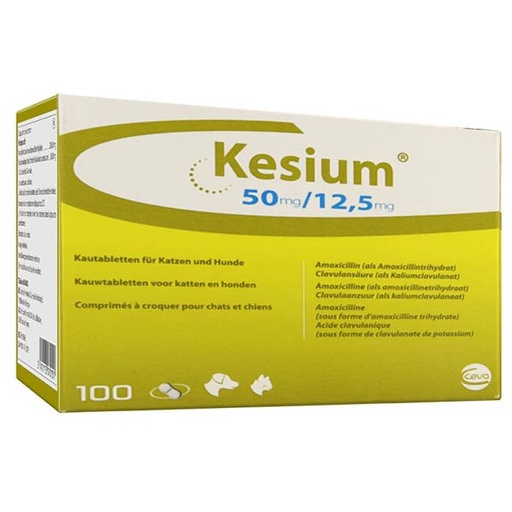 [F26861J] KESIUM 50 mg - perro y gato -100 comp
