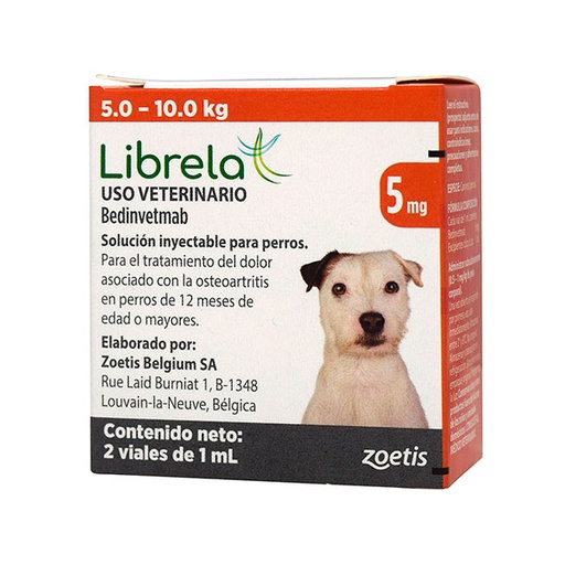 [Z01200] LIBRELA 5 MG (2x1ml iny) 5-10 kg