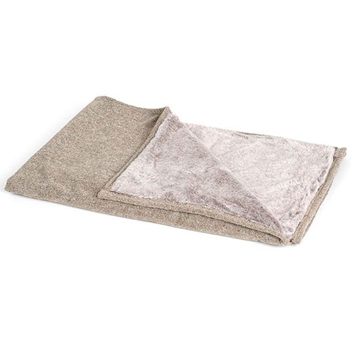 [AG10181] MANTA CONEJO Lince Beige 120x80cm