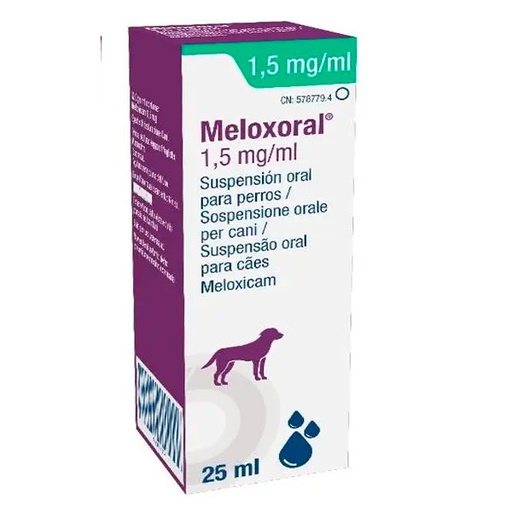 [D042029] MELOXORAL 1,5mg PERROS 25 ML