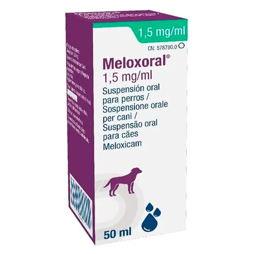 [D042030] MELOXORAL 1,5mg PERROS 50 ML