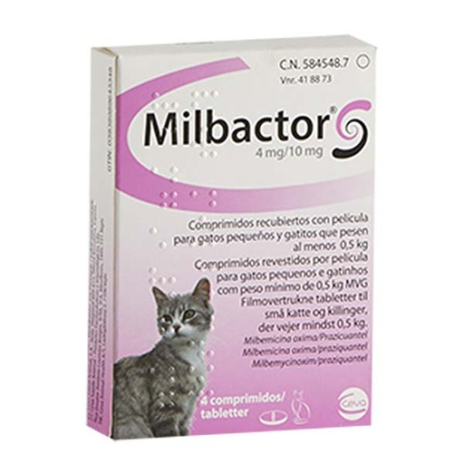 [D85810D] MILBACTOR GATITOS 4 comp