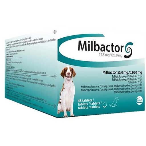 [D85620D] ## MILBACTOR PERRO >5kg 48 comp