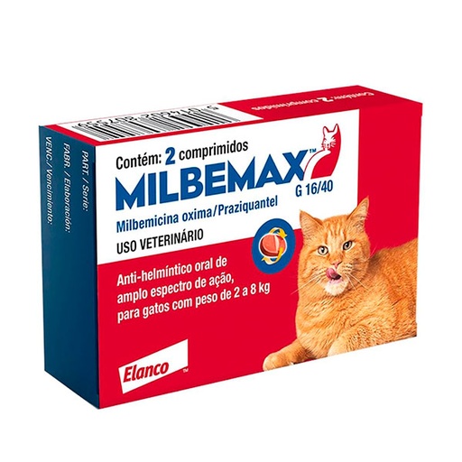[CA501504VGL] MILBEMAX GATO +2KG 2 Comp