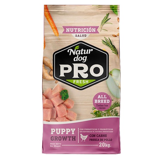 [Y0005] NATURDOG PRO PUPPY POLLO 20KG