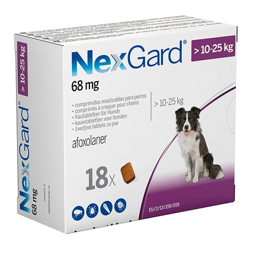 [163847] NEXGARD 10-25KG 18comp