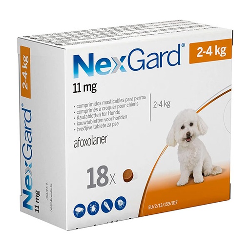 [163850] NEXGARD 2-4KG 18comp
