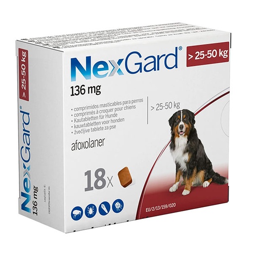 [163848] NEXGARD 25-50KG 18comp