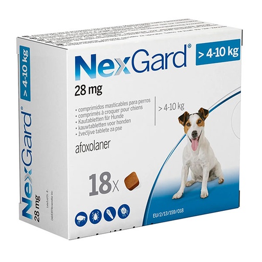 [163849] NEXGARD 4-10KG 18comp