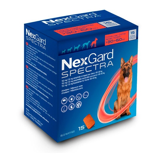 [150494] NEXGARD SPECTRA XL 30-60KG 15comp