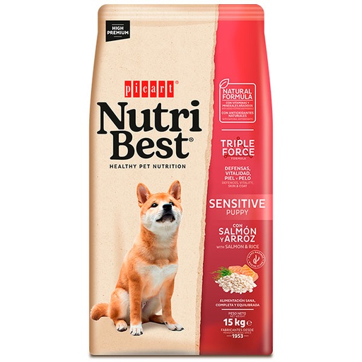 [01426015] NUTRIBEST PUPPY SENSITIVE SALMON 15KG