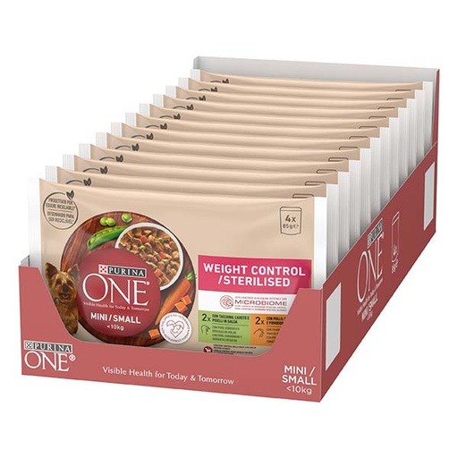 [12520221] WET ONE Mini Control de Peso Pavo 12x(4x85g)