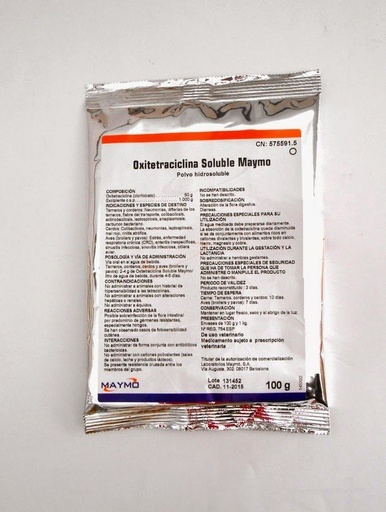 [E00616] OXITETRACICLINA 100GR