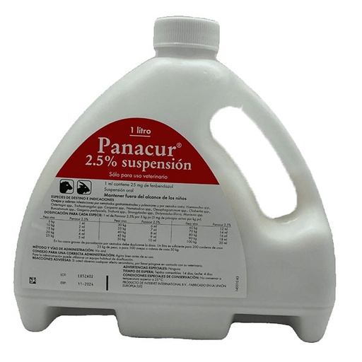 [IN0075] PANACUR 2.5%  ORAL 1L