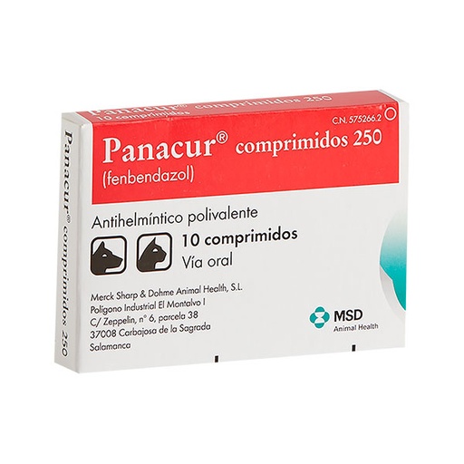 [114377] PANACUR TAB 250MG 10 Comp