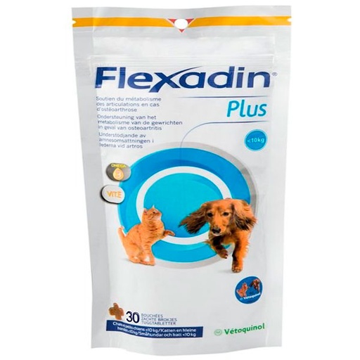 [439520] Flexadin Plus Perros pequeños y Gatos 30 Comprimidos