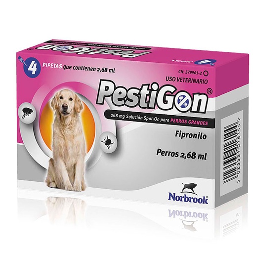 [KZ100090] PESTIGON PERROS 4PIP. 2.68ML 20-40KG
