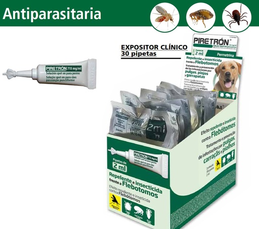 [Q5001386] QM PIRETRON <15 Kg 1ml Envase 30 PIP