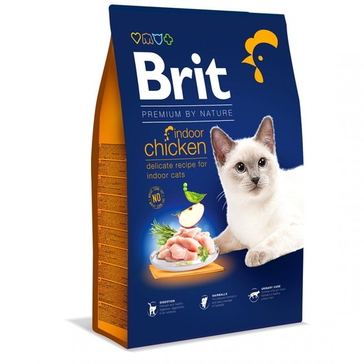 [BR0391] Premium Cat Indoor pollo 8kg