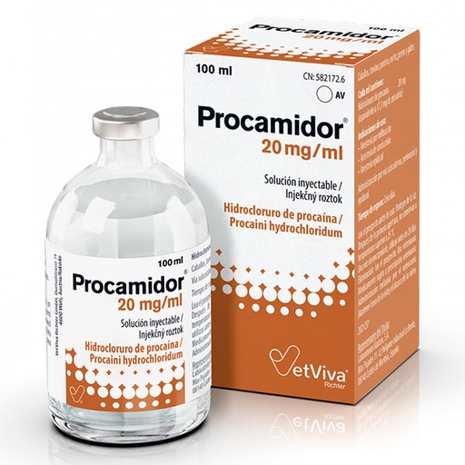 [KZ100150] PROCAMIDOR 20MG/ML 100ML INY.