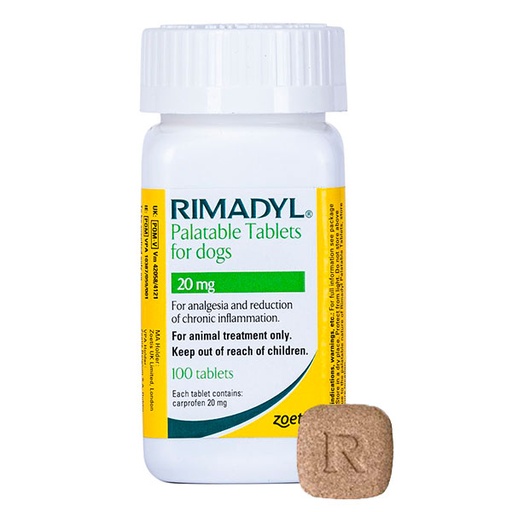 [PF0883076] RIMADYL 20MG 100 COMP.