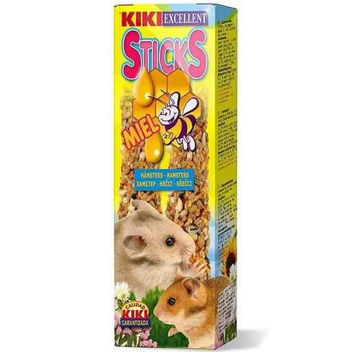 [K3137] STICKS HAMSTERS CON MIEL 8x2ud