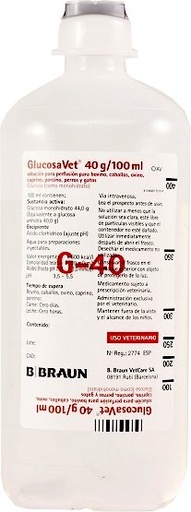 [E001410] SUERO GLUCOSAVET 40% BRAUN 1000ML
