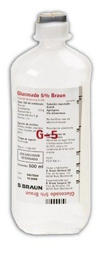[E014001] SUERO GLUCOSAVET 5% BRAUN 1000 ML