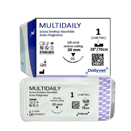 [UVDMU1] MULTIDAILY 1 PGA "△" (12ud) SUTURA