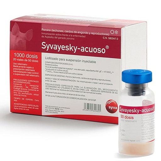 [SY00070] SYVAYESKY - ACUOSO 20 x 50 DOSIS