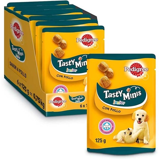 [394150] TASTY MINIS JUNIOR POLLO (6x125gr)