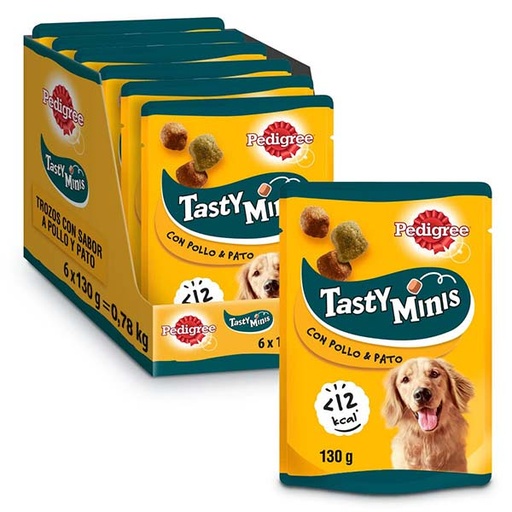 [305113] TASTY MINIS POLLO Y PATO (6x130gr)