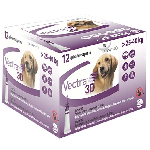 [C66141F] VECTRA 3D L DOG 25-40kg (12p)