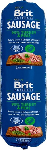 [BR0379] WET EMBUTIDO Pavo y Guisantes 12x800 gr