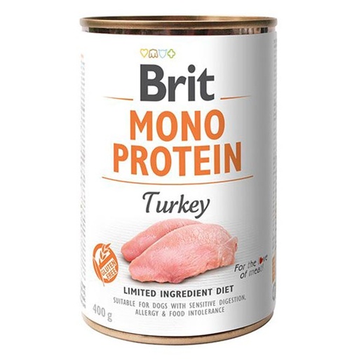 [BR0215] Wet Mono Protein Turkey (6x400gr)