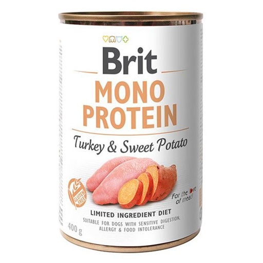 [BR0212] Wet Mono Protein Turkey y Boniato (6x400gr)