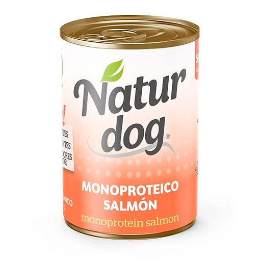 [W0002] WET NATURDOG MONOPROTEICO SALMON 6x400GR