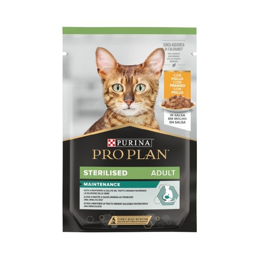 [12457651] WET PROPLAN CAT STERILISED Pollo 26x85g