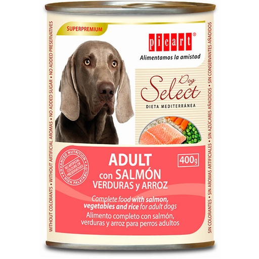 [01819504] WET SELECT ADULT Salmon 6x400GR
