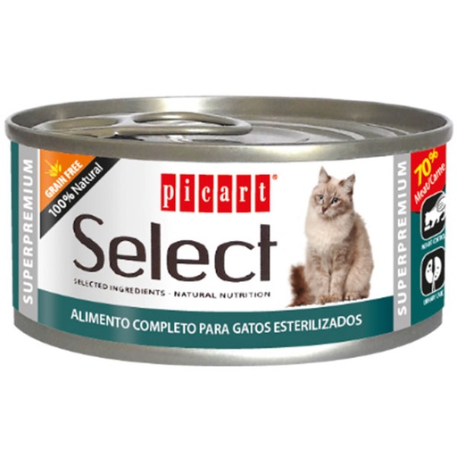 [02815301] WET SELECT CAT STERILISED 6x100GR