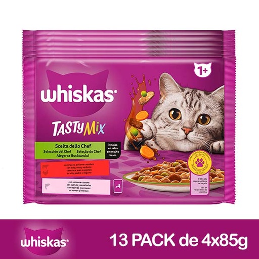 [443140] WHISKAS TASTY MIX Chef Salsa 13x4x85gr