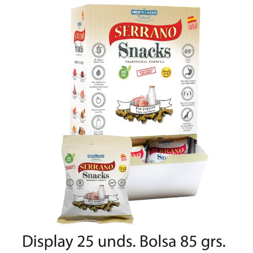 [68176-25] SERRANO SNACK Cachorros 25x100G