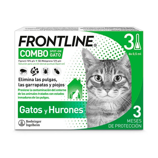 [128826] FRONTLINE COMBO GATOS 3P.